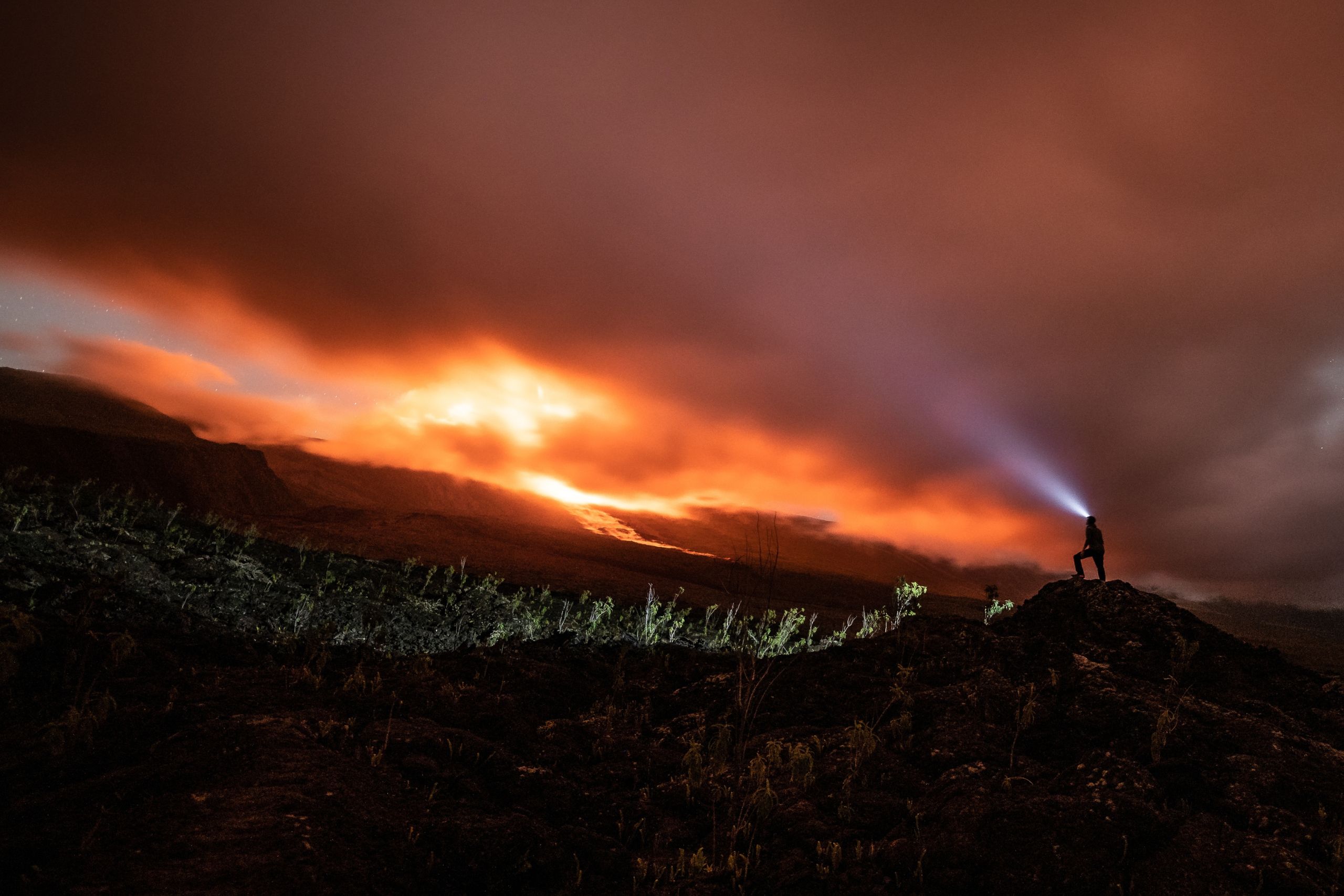 Eruption du Piton de la Fournaise à La Réunion